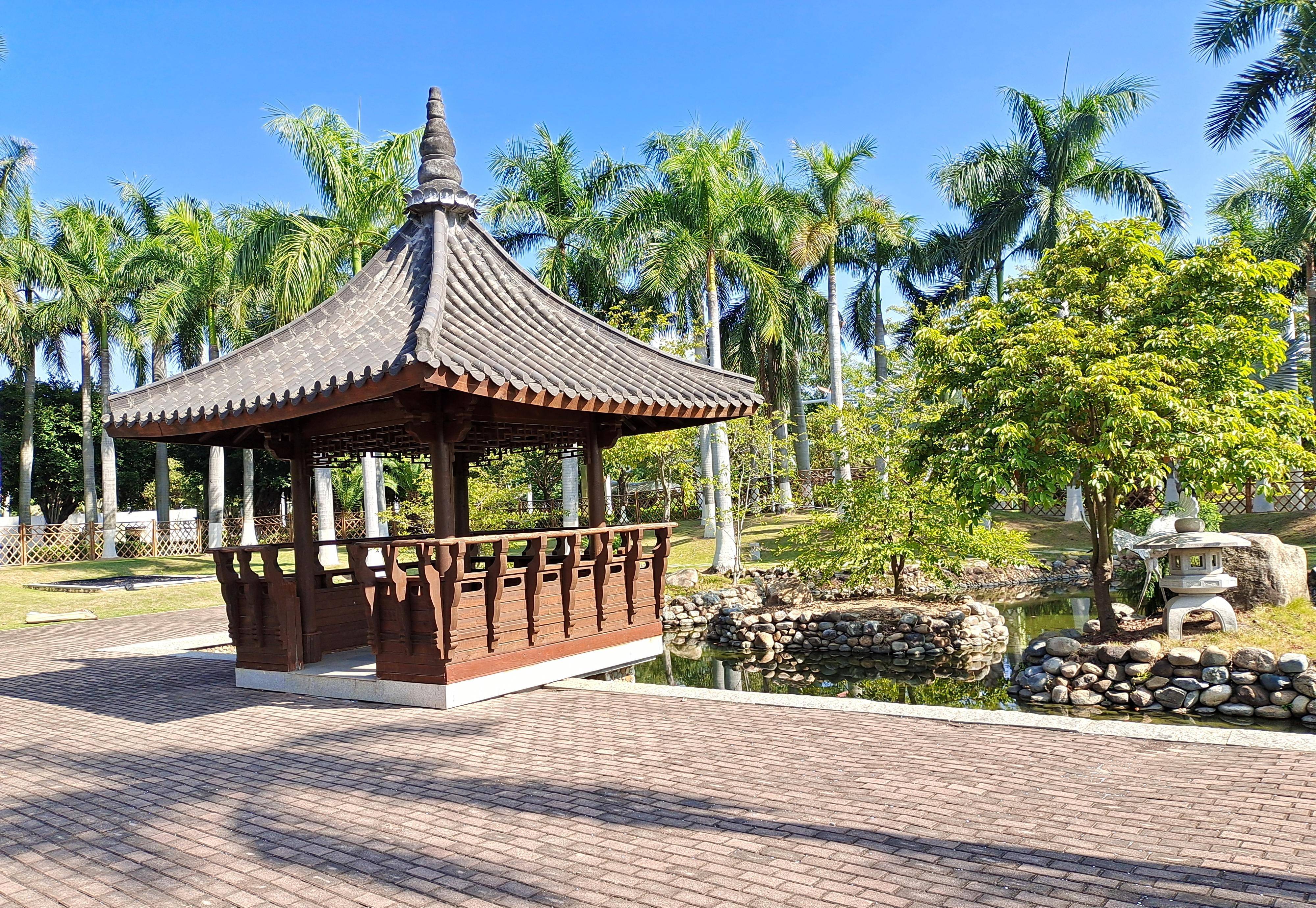 廈門園博苑真美,各地風(fēng)情的民俗建筑看個夠,還有杏林閣月光環(huán)