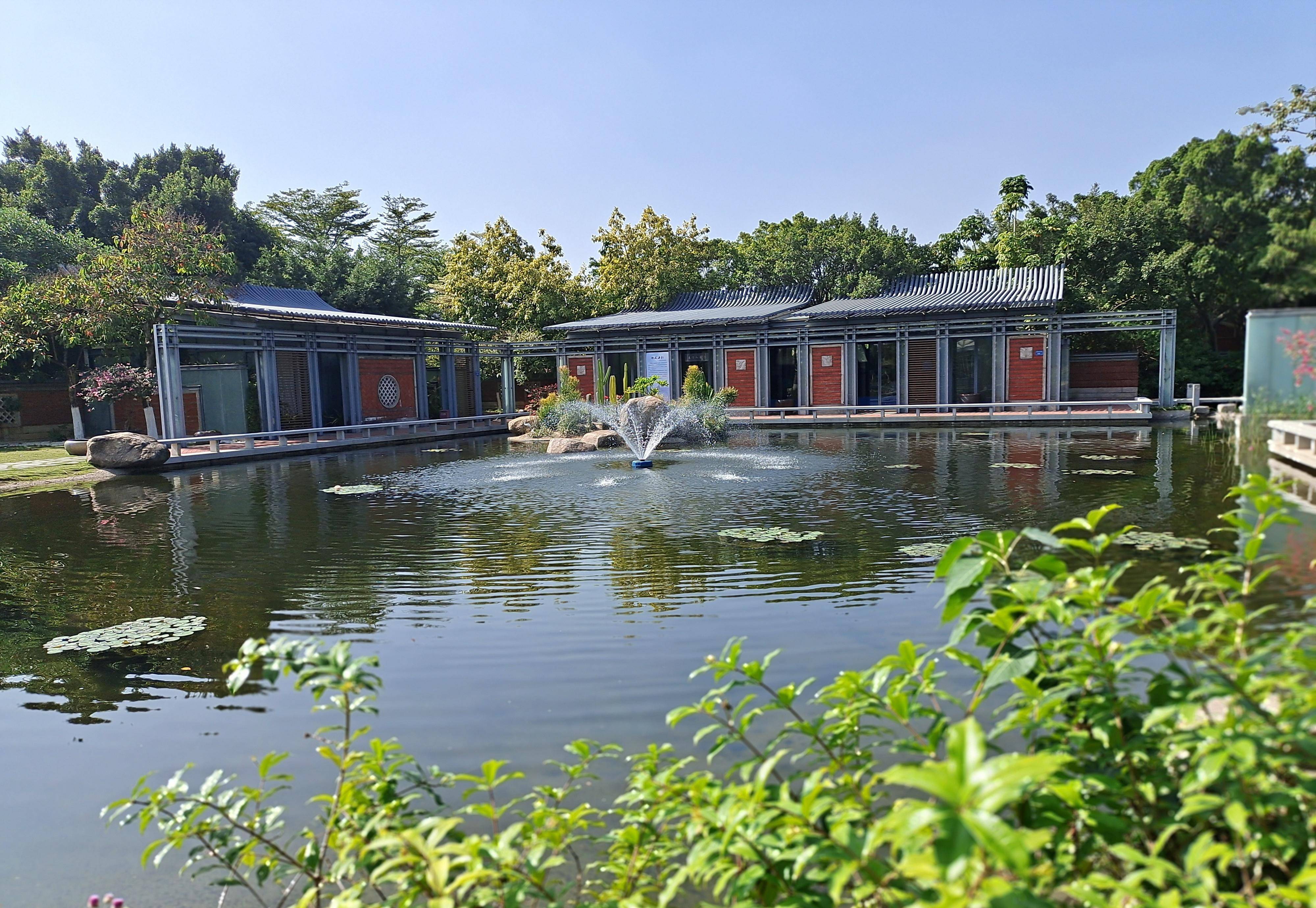 廈門園博苑真美,各地風情的民俗建筑看個夠,還有杏林閣月光環