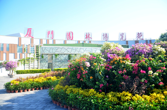 國慶假期不去人擠人，廈門園博苑的無邊花海和稻草人王國，大人孩子都開心